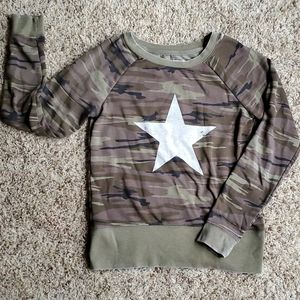 Camo sweater